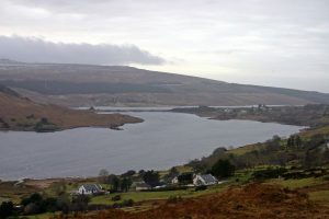 View over Lough Nacung on the Clady River System