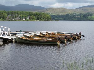 The Lough Eske fleet of visitor boats